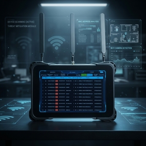Analyseur de spectre TSCM professionnel AI et détecteur anti-espion, balayeur de signaux WiFi et Bluetooth, scanner de signaux RF pour la détection de caméras cachées et de balises de suivi - Product Image 3
