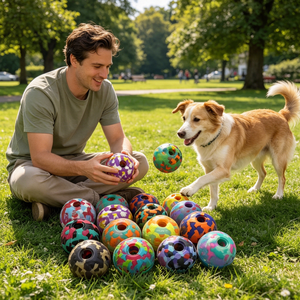 Jouets à mâcher pour animaux de compagnie en EVA perforé non toxique personnalisés OEM avec une résistance à la morsure élevée pour les mâcheurs agressifs - Product Image 3