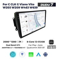 Radio de Auto MEKEDE DUDUAUTO con Sistema Android, Reproductor de DVD, Estéreo, DSP, 4G, WiFi para Benz Clase C, CLK, G, Viano, Vito, W203, W209, W463, W639