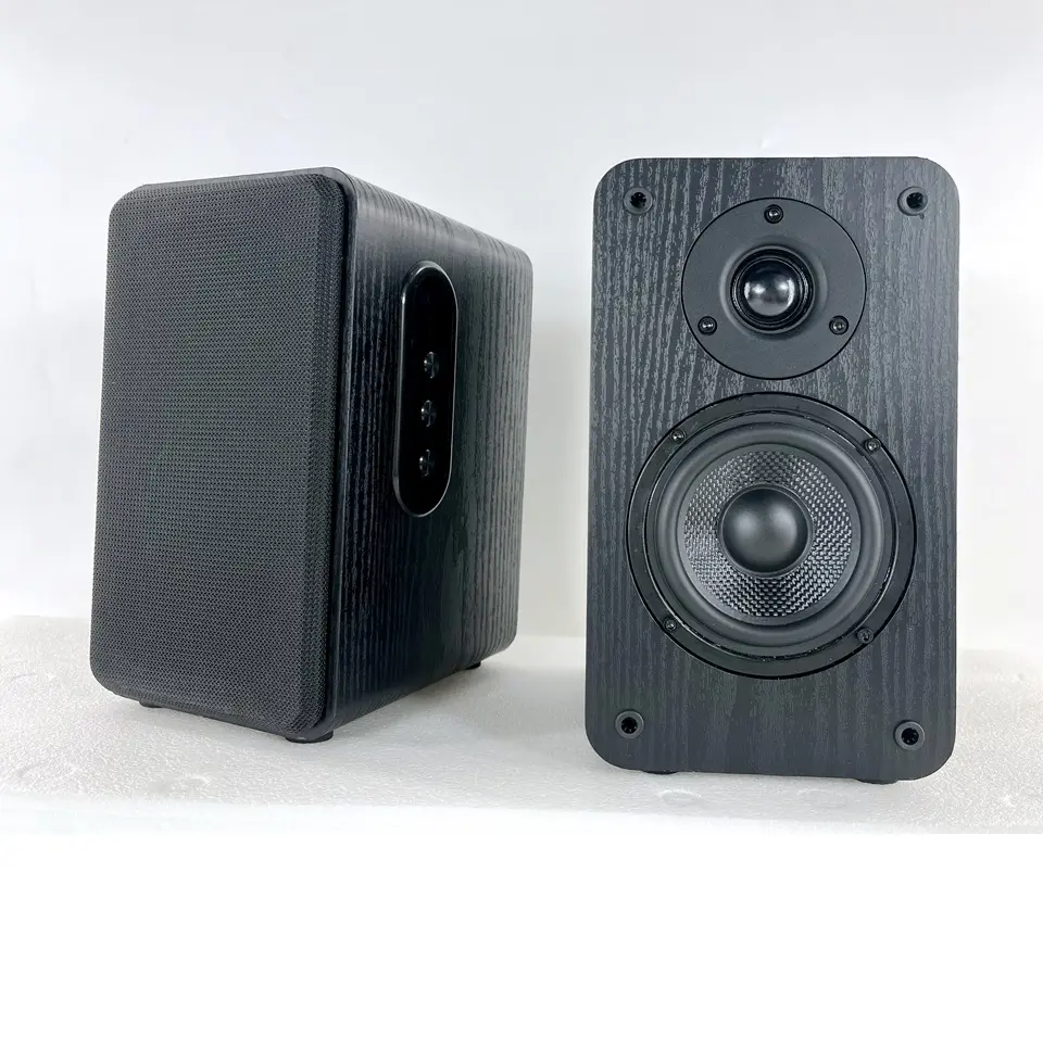 Speaker rak buku 2.0, Speaker buku Audio kayu alam suara HI-End OEM Speaker rak buku aktif pasif HIFI