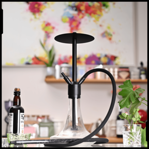 Fábrica de artesanía alemana Cachimba de alta calidad de acero inoxidable medio de 60CM de Venta caliente transfronteriza con caja de regalo - Product Image 2