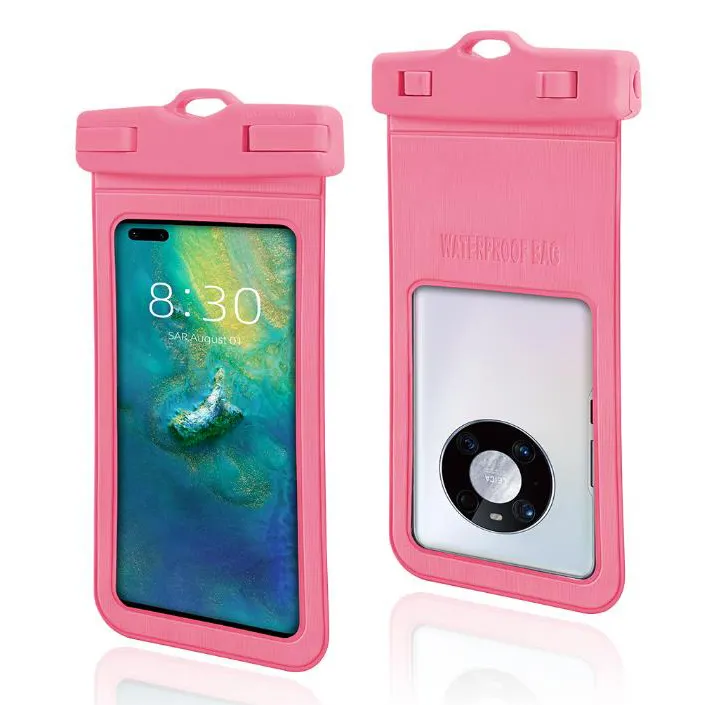 Touchntuff Protective Sport Customized PVC Colorful Underwater Mobile Phone Bag Waterproof Pouch Case Accessories