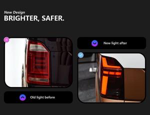 Multivan T6 <span class=keywords><strong>Caravelle</strong></span> 2016-2020 Feux arrière à LED avec clignotant séquentiel Lentille claire Nouveau 12V Car Auto Lamps - Product Image 3