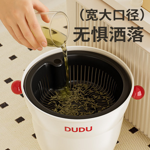 Dudu Tea <b>Bucket</b> Large Capacity <b>With</b> <b>Lid</b> Portable Multi Purpose For Living Room Tea Table - Product Image 3