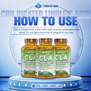 Aceite de Cártamo Premium CLA 1000mg 80% Pureza 200 Cápsulas Blandas Apoyo al Bienestar Corporal Halal OEM Venta al por Mayor a Granel Listo para Enviar - Product Image 6