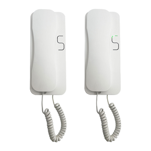 Système de visiophone électrique filaire 12V à deux fils avec combiné, communication unidirectionnelle, en ABS, installation facile, garantie 2 ans - Product Image 1