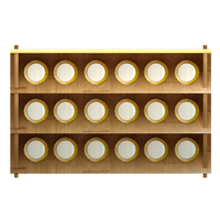Produits de maquillage multifonctionnels personnalisés Présentoir en contreplaqué Rayonnage pour la vente Boutique de détail Présentoirs de table