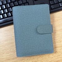 Nouvelle Housse de Planificateur de Voyage Minimaliste en Cuir PU Premium Durable avec Anneau Doré Personnalisé, Format A6, avec Poche Zippée