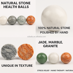 Juego de balonmano de piedra natural con logotipo personalizado de SDBALLS disponible con bolas <span class=keywords><strong>Baoding</strong></span> personalizadas - Product Image 4