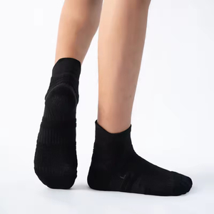 Custom Men's Elite Basketball Tennis Athletic Crew <b>Socks</b> – Polyamide Nylon Compression Terry Cushion Deodorant for Spring Bottom - Product Image 4