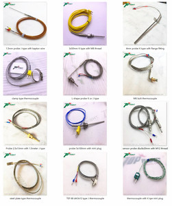 หัววัดอุณหภูมิแก๊สไอเสียแบบเทอร์โมคัปเปิลชนิด K พร้อมปลอก Incoloy ขนาด 5x80 มม. หัวเสียบแบบตัวผู้ - Product Image 5