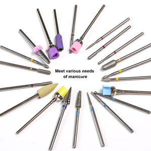 ชุดสว่านเจาะเล็บ6ชิ้น/เซ็ต ES แบบล่าสุดชุดทำเล็บมืออาชีพเป็นมิตรกับสิ่งแวดล้อมก้าน2.35มม. สำหรับขัดเล็บ - Product Image 6