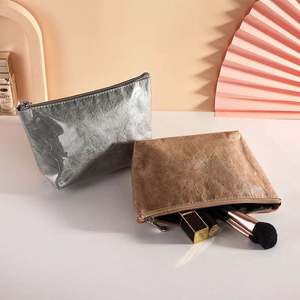 2025 Customized New TPU Tyvek Reusable Washable Cosmetic <b>Bag</b> Makeup <b>Bag</b> Portable <b>Zipper</b> Travel <b>Storage</b> Makeup <b>Bag</b> - Product Image 4