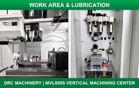 Centre d'usinage vertical à guidage linéaire 3 axes MVL1270S BT40 FANUC-0i-MF, machine de fraisage CNC pour le traitement des moules métalliques
