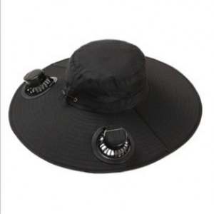 Chapeau Bob Camouflage à Carreaux Numériques avec Ventilateur Solaire à Large Bord pour Activités de Plein Air, Voyages, Pêche, Randonnée, Sports Décontractés et Protection Solaire - Product Image 1