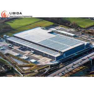 中国工厂定制设计廉价工业快速建筑预制钢金属仓库建筑 - Product Image 3