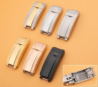 Boucle coulissante à vis en acier inoxydable 9x9mm pour bracelet de montre R-olexs Sub-mariner Oysterflex Daytona GMT