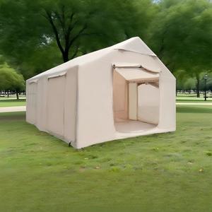 Tente gonflable portable extra-large 12,8 m² quatre saisons, imperméable, avec cloison à deux pièces pour le <span class=keywords><strong>camping</strong></span> familial en plein air - Product Image 3