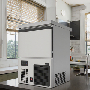 Máquina de Hielo Automática, Cubos de Hielo Grandes de 30*30*30mm y 50*50*50mm, Máquina de Hielo en Cubos con Pulverizador, Máquina de Hielo Gourmet - Product Image 5