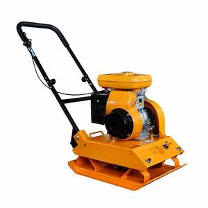 เครื่องบดอัดแผ่นแบบเคลื่อนที่ด้วยน้ำมันเบนซิน 80 กก. สำหรับงานก่อสร้างขนาดเล็กและขนาดกลาง เครื่องอัดดินและแอสฟัลต์ประสิทธิภาพสูง - Product Image 1