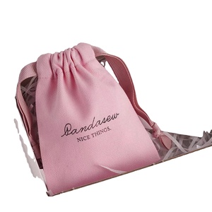 Sac à cordon en gros personnalisé, sac à dos en toile imprimé pour le sport, sacs à cordon en coton pour le shopping en extérieur - Product Image 6