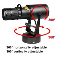 Projecteur LED métallique PKnight 15W avec variateur d'intensité, température de couleur 3500K-6000K, garantie 1 an pour l'éclairage de scène, de mariage et d'événements