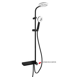 Ensemble de douche en laiton noir personnalisé Système de douche de plafond professionnel de style italien Ensemble de douche classique en acier inoxydable 304 - Product Image 1