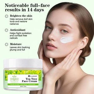 Crème <span class=keywords><strong>anti</strong></span>-acné pour le visage à l'arbre à thé pour les imperfections et le contrôle du sébum Produits de soin de la peau coréens Marque privée Hydratant pour le soin du visage - Product Image 2