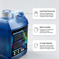 Liquide de fumée colorée 2L pour machine à atomiseur DJ, idéal pour événements de mariage, fêtes, révélations de sexe, propositions de mariage, et effets de brouillard de scène - Vente chaude