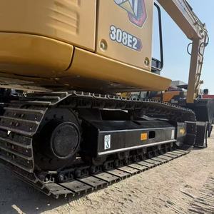 Miniexcavadora CAT 308E2 de 8 Toneladas, Excavadora Hidráulica de Orugas con Cucharón de Excavación, Maquinaria de Construcción Compacta - Product Image 4