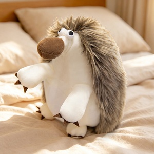 Peculiar Peluche de Erizo de Nariz Larga con Pelo Peludo y Espinas en la Espalda, Varios Tamaños, Venta al por Mayor, Directo de Fábrica, OEM ODM, Juguete Personalizado - Product Image 3