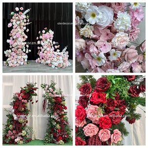 Decoración de <span class=keywords><strong>Cine</strong></span>, Pared Floral, Pared de Flores Artificiales Realistas para Entretenimiento - Product Image 3