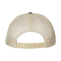 Gorra de camionero ajustable Mid Pro para hombre, clásica de cinco paneles con malla y bordado 3D de animales, gorras de camionero en blanco