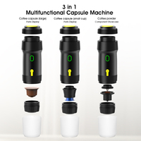 El mejor regalo de Navidad, máquina de café Espresso, máquina de café Espresso eléctrica de viaje para acampar en coche, máquina de café Espresso recargable por USB
