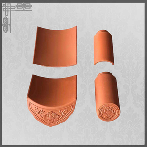 Biệt thự lợp Vật liệu 10 mm Trung Quốc đất sét mái ngói đỏ đất nung vật liệu - Product Image 6