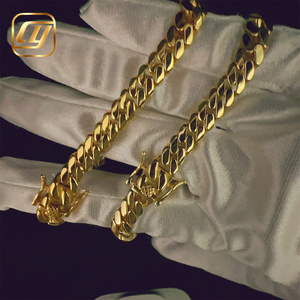 8mm 925 Sterling Silver Fashion <b>Iced</b> <b>Out</b> VVS Moissanite Diamond Plain Cuban Link <b>Chain</b> Hip Hop Jewelry Bracelet - Product Image 4