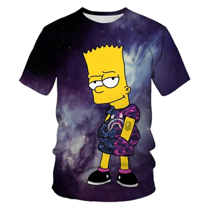 T-shirt de course classique personnalisé pour homme en jersey polyester/coton respirant et écologique à manches courtes - Product Image 3