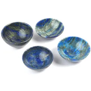 Bol en pierre naturelle Lapis Lazuli, fait à la main en pierre précieuse, mobile de l'inde, à vendre
