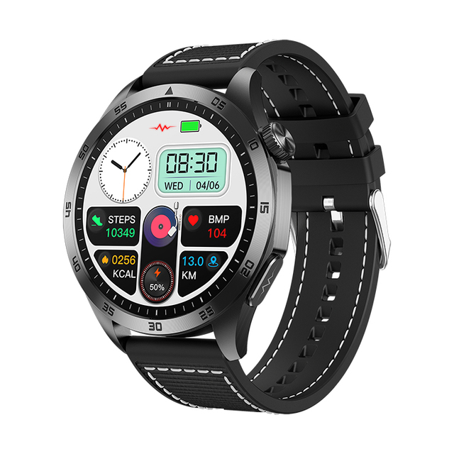 IP68 Waterproof ECG Blood Component Health Monitor Smartwatch ET485 AMOLED Phone Call Heart Rate Blood Pressure HRV Smart Watch