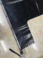 Grand sac de courses en PE imprimé sur mesure, sac de transport jetable en plastique pour supermarché et épicerie