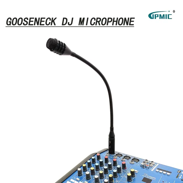 Professional Wire Dynamic Gooseneck Microphone for DJ Mixer KTV Bar Use