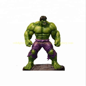 Personnalisé Films D'action Modernes Conception Grandeur nature En Fiber de verre <span class=keywords><strong>Hulk</strong></span> Statue - Product Image 2