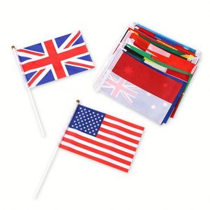 2026 National Hand Shaking <b>Flag</b> for Digital Printing Polyester Sublimation Sports Events Cheering National <b>Flag</b> - Product Image 4