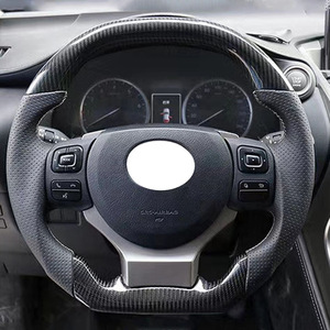 Carbon Fiber Steering <b>Wheel</b> 44mm Inner Diameter For Toyota Lexus Subaru 2013-2016 Customizable 3 <b>Spoke</b> Design - Product Image 5