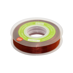 Nastro in organza coreano da 1,5 cm color caffè per decorazioni e lavori artigianali - Product Image 1