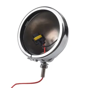 ขายส่ง วงเล็บหัวโคมไฟ-ทรอนิกไดรฟ์โคมไฟหัวใหม่แสงยึดคู่ledไฟตัดหมอก4.5 "สำหรับฮาร์เลย์