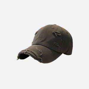 Offre Spéciale Chapeaux Vintage Distressed Soft Top Casquette personnalisée Casquette de baseball avec déchirures - Product Image 4