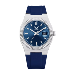 Minimalist 5atm Waterproof 40mm Wave Bezel Luminous Montre Personnalis Mens <b>Watches</b> Fashion Silicone Gold Quartz <b>Watch</b> for Men - Product Image 3