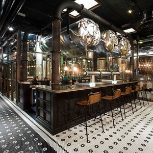 La moda commerciale ha usato il caffè del ristorante cocktail ha portato il bancone del <span class=keywords><strong>Bar</strong></span> nel Design moderno degli interni - Product Image 6