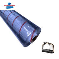 Feuille de PVC flexible super transparente, taille personnalisée, rouleau de film plastique souple de bonne qualité